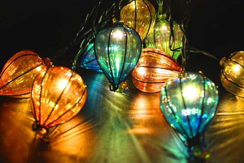 DOGHLY 11FT Fairy String Lights with 10 Color Bulbs Decorations, Outdoor Tropical Beach Theme Lights Patio String Lights for Party Camping Wedding Decor, UL Listed, Connectable,1 Pcs - size: 1 Pcs