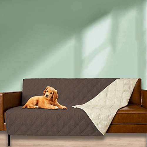 Ameritex Waterproof Dog Bed Cover Pet Blanket with Anti-Slip Back for Furniture Bed Couch Sofa - color: Chocolate, size: 30x60 Inch (Pack of 1)
