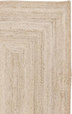 SAFAVIEH Area Rug 3' Square - Cape Cod Collection- Natural Brown, Handmade Braided Flat Weave Jute (CAP252A) - size: 3' x 3' (Square)