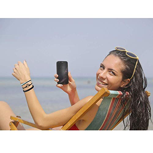 choice of all String Bracelets for Women Boho Wave Surfer Beach Wear Cute Bracelets Set Summer Friendship Jewelry Accessories Beach Stuff - color: F1:Black Fish hook