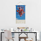 FekiLoot BerryMulti Confetti Wall Painting Fashion Wall Art Popular Wall Hanging Exquisite Wall Decor Natural Tapestry Home Decoration Fringe Wall Decor For Living Room Bedroom Macrame Wall Art