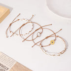 choice of all String Bracelets for Women Boho Wave Surfer Beach Wear Cute Bracelets Set Summer Friendship Jewelry Accessories Beach Stuff - color: B3:purple beach surfer bracelets
