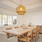 Boho Rattan Lamp Shades for Pendant Light Chandelier Floor Lamps Replacement,Rustic 3-Tier Drum Lamp Shade with Hand-Woven Rattan for Living Room Kitchen Dining Room Office Hotel. - size: style A