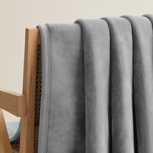 UGG Coco Plush Fleece Throw Blanket – Soft & Cozy Blanket for Couch, Bed & Sofa, Perfect for Home Decor, House Warming Gifts or Luxurious Birthday Gifts for Women, 50" x 70", Seal Gray - color: Gray