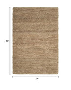 SAFAVIEH Natural Fiber Collection Accent Rug - 2' x 3', Natural, Handmade Jute, Braided Woven Design, Ideal for Living Room, Bedroom (NF212A) - color: Natural, size: 2' x 3' (Rectangular)
