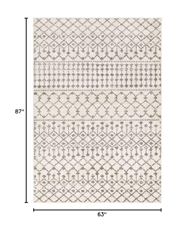 Livabliss Elsie Global Bohemian Area Rug,5'3" x 7'3",Khaki/Gray - color: Khaki / Gray, size: 5'3" x 7'3" (Rectangular)