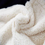 UKELER Flannel Sherpa Throw 60'' x 50'' Union Jack Fleece Blanket Soft Comfy Flannel Blanket Throws for Bed/Couch/Sofa/Office/Camping - color: B-union Jack, size: 50''x60''