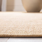 Martha Stewart x SAFAVIEH Area Rug Collection - 1'9" x 2'10", Natural Brown, Sisal & Jute, Farmhouse Style, Ideal for Living Room, Bedroom, Office, Dining Space (MSR9501A) - color: Natural, size: 1'9" x 2'10" (Rectangular)
