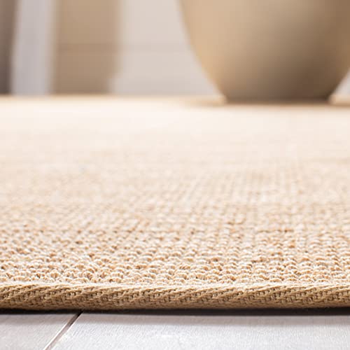 Martha Stewart x SAFAVIEH Area Rug Collection - 1'9" x 2'10", Natural Brown, Sisal & Jute, Farmhouse Style, Ideal for Living Room, Bedroom, Office, Dining Space (MSR9501A) - color: Natural, size: 1'9" x 2'10" (Rectangular)
