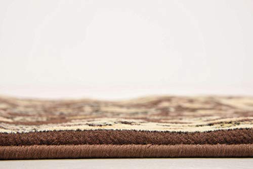 Unique Loom Sialk Hill Collection Area Rug - Washington (2' 2" x 8' 2" Runner, Brown/ Black) - color: Brown/Black, size: 2'2" x 8'2" (Runner)