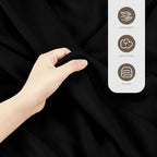 Utopia Bedding Knit Blanket Queen Size (90x90 Inches, Black) Soft Lightweight Jersey Breathable Sweatshirt Blanket for Bed,Couch & Sofa - color: Black, size: Queen