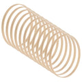 M METERXITY 12 Pack Wooden Bamboo Floral Hoop-6 Inch Craft Wooden Wreath Rings, Apply to DIY Wedding Wreath Decor/Macrame Dreamcatcher/Wall Hanging Crafts (Wooden) - size: 6 Inch