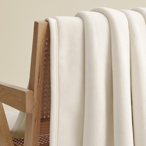 UGG Coco Plush Fleece Throw Blanket – Soft & Cozy Blanket for Couch, Bed & Sofa, Perfect for Home Decor, House Warming Gifts or Luxurious Birthday Gifts for Women, 50" x 70", Off-White Snow - color: Off-white