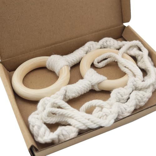 2PCS Hand Woven Hanging Basket Extender Plant Hangers Cotton Cord Decorative Arrangement Hanging Cord for Ceiling Walls Fences Balcony Decorations Hanging Planters Plants