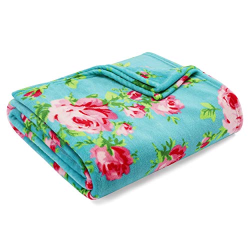Betsey Johnson - Blanket, Buttery-Soft Throw Blanket for Couch or Bed, Boldly Plush & Oversized Bedding (Bouquet Day, 50" x 70") - color: Bouquet Day