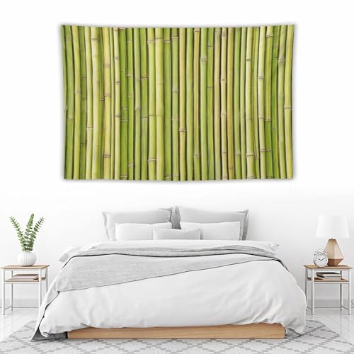 HZOHNAGO Bamboo Tapestry Chinese Style Green Pattern Printed Wall Tapestry Painting Wall Hanging for Bedroom Living Room Dorm 90" W x 60" H - color: Bamboo-7, size: 90"L x 60"W