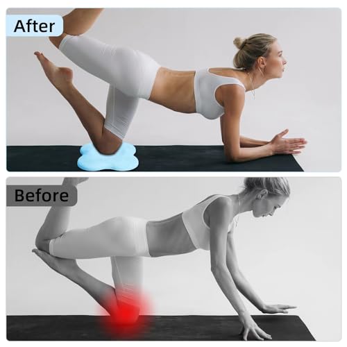 2 packs Yoga Knee Pad Mats Extra Thick for Knees Elbows Wrist Hands Head Foam Pilates Kneeling pad Yoga Knee Cushion Thick Exercise Pads for Knees Elbows Wrist Hands Head Foam Pilates Kneeling pad，Support Foam Pads for Women and Men - color: blue
