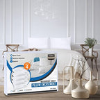 Utopia Bedding 80 Pack Waterproof Pillow Protectors with Zipper Queen Size (White), Bed Bug and Dust Mite Proof Pillow case Covers, Moisture Wicking Pillow Encasements 20 x 28 Inches - size: Queen (Pack of 80)