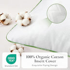 Ashler 28x28 Pillows Insert (Set of 2) - Throw Pillow Inserts with 100% Cotton Cover - 28 Inch Square Interior Sofa Stuffer Pillow Inserts -Decorative White Couch Pillow - size: 28x28 Inch