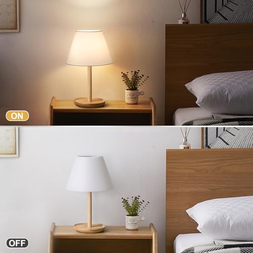 Small Lamp Shades Set of 2, 5.5" Top x 10" Bottom x 6.6" High, Small White Lamp Shades for Table Lamps, Fabric Lampshade Replacement for Bedside Lamp, Wall Sconces, Spider, Clip on Adapters Included - color: White