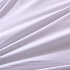 Feelyou Queen Duvet Cover Set Pinch Pleated Bedding Sets Pintuck Tufted Microfiber Polyester Luxury Comforter Cover with 2 Pillow Shams White, Solid Geometric Pattern 3 Pieces - color: White, size: Queen