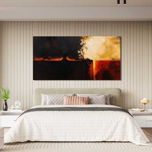 Canvas Wall Art Decor Wall Art Pictures For Living Room Abstract Art Black Red Vintage Wall Art Decor Art Work Decoration Modern Abstract Wall Art Prints For Bedroom Office Kitchen Wall Decor 20"x40" - color: XY-D, size: 40"L x 20"W