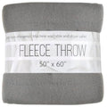 50x60 Throw Blankets, Ultra Soft Hypoallergenic Fleece Fall Throw Blanket for Livingroom, Couch, Chair, Bed, Grey Heather - color: Heather Grey