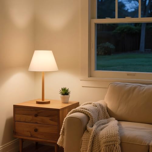 Small Lamp Shades Set of 2, 5.5" Top x 10" Bottom x 6.6" High, Small White Lamp Shades for Table Lamps, Fabric Lampshade Replacement for Bedside Lamp, Wall Sconces, Spider, Clip on Adapters Included - color: White
