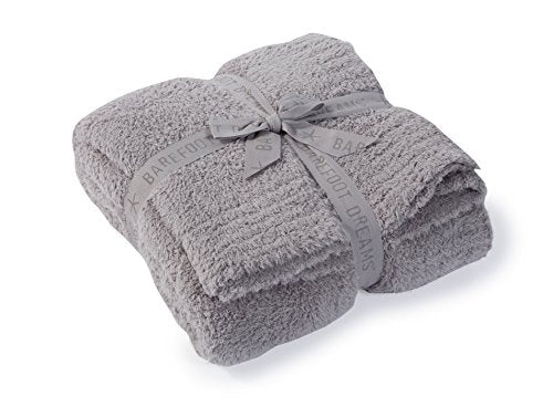 Barefoot Dreams® CozyChic® Throw, Dove Gray, 54"x72" - color: Dove Gray