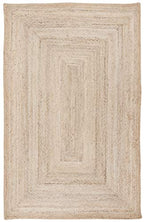 SAFAVIEH Area Rug 6x9 - Cape Cod Collection - Natural Brown, Handmade Braided Flat Weave Jute (CAP252A) - size: 6' x 9' (Rectangular)