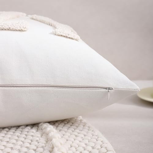 LUOYEHK Embroidered Stay Cozy Pillow Covers 12x20 Set of 2 Inch Decorative Throw Pillow Covers White Lumbar Pillow Cases Natural Farmhouse Cushion Covers for Couch Bed Living Room Home Spring Decor - color: Stay Cozy, size: 20" x 12" (Pack of 2)