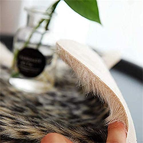 Leopard Print Area Rug Faux Cowhide Skin Fur Non-Slip Cheetah Rug Small Accent Distressed Animal Print Hide Mat Floor Carpet for Door Mat Entryway Bedrooms Laundry Room Decor 3.3x2.95Ft, Leopard - color: Beige Leopard 39.4"l X 35.4" W