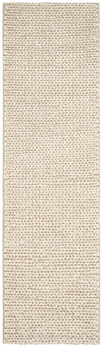 SAFAVIEH Natural Fiber Collection Runner Rug - 2'3" x 8', Ivory, Handmade Jute, Ideal for High Traffic Areas in Living Room, Bedroom (NF520A) - size: 2'3" x 8' (Runner)