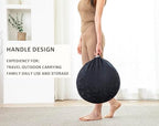 Meditation Cushion, Comfortable Meditation Pillow with Peacock Feather Jacquard Cover. Buckwheat Hull Filled Zafu Floor Pillow 16 * 16 * 5 in - color: Black