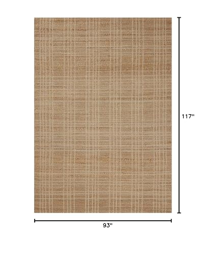 Loloi Chris Loves Julia Judy Collection JUD-01 Natural/Cream 7'-9" x 9'-9" Area Rug - color: Natural / Cream, size: 7'9" x 9'9" (Rectangular)