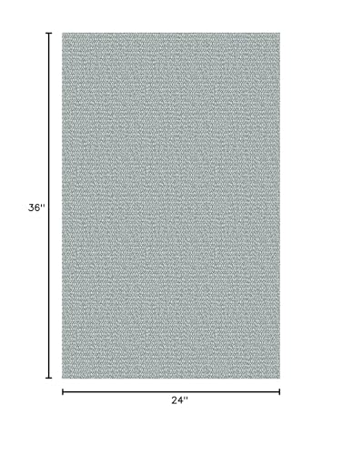EARTHALL Small Area Rug 2x3 Ft Washable Rugs for Entryway Non Slip Braided Throw Rugs Door Mat Indoor Outdoor Entrance Cotton Woven Carpet for Kitchen Foyer Front Door, Turquoise/Gray - color: Turquoise/Gray, size: 2' x 3' (Rectangular)