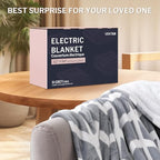 VENTIMI Electric Blanket Twin, 62" x 84" Heated Blanket with 9 Heat Levels & 2 to 10 Hours Auto Off, Fast Heating Blankets with ETL & FCC Certification, Grey - color: Grey, size: Twin