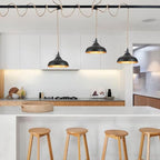 3 Light Plug in Pendant Lights Dome Hanging Lamp with Switch 22 Ft Long Hemp Rope Farmhouse Pndant Light Cord Lighting Fixture DIY Hanging Light - color: B 3 Lights