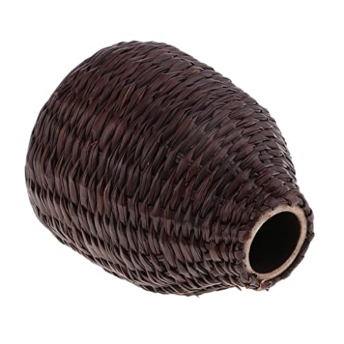 Handmade Straw Woven Flower Vase Basket - Home Garden Decoration for Green Plant - Perfect for Wedding and Party Decor - Ideal Gift for Friends - Portable and Durable Seagrass