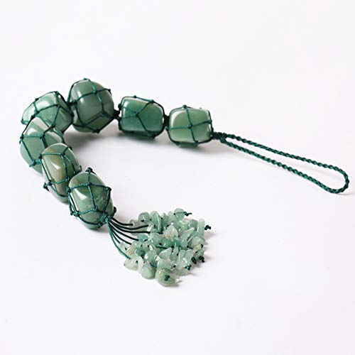 Home Decor Hanging Ornaments - Green Aventurine Gemstone Set for Feng Shui and Reiki - color: A-style 7