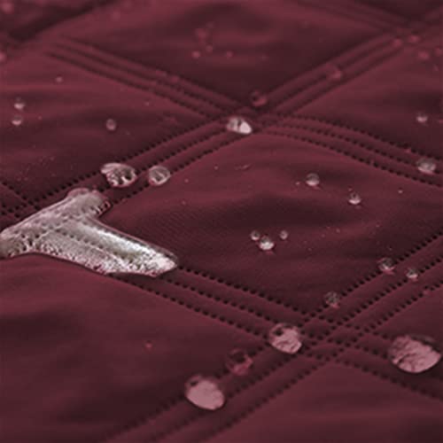 Ameritex Waterproof Dog Bed Cover Pet Blanket with Anti-Slip Back for Furniture Bed Couch Sofa - color: Burgundy, size: 30x53 Inch (Pack of 1)