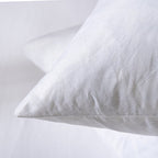 basic home® Hotel-Style Goose Feather Pillow Insert for Sofa & Bed - 100% Odorless & Plump Cushion Filler - 233TC Cotton with Inner Liner to Prevent Poking (18x18 Inch) - size: 18x18