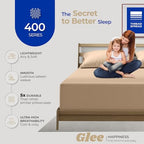 THREAD SPREAD 100% Cotton Pillow Cases Queen Size Set of 2 - Luxury 400 Thread Count Queen Pillow Cases (Taupe), Soft Cooling Breathable Hotel Cotton Pillowcases, Fits Standard Pillows - color: Taupe, size: Queen - Pack of 2