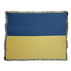 Pure Country Weavers Ukraine Flag Blanket - Gift Tapestry Throw Woven from Cotton - Made in The USA (69x48) - color: Ukraine Flag