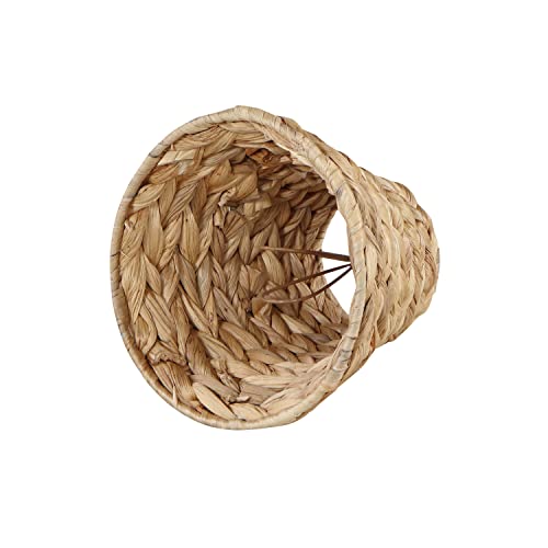 Aspen Creative 51004 Empire Clip On Chandelier Water Hyacinth Lamp Shade, 3" Top x 6" Bottom x 4-3/4" Slant Height - color: Water Hyacinth