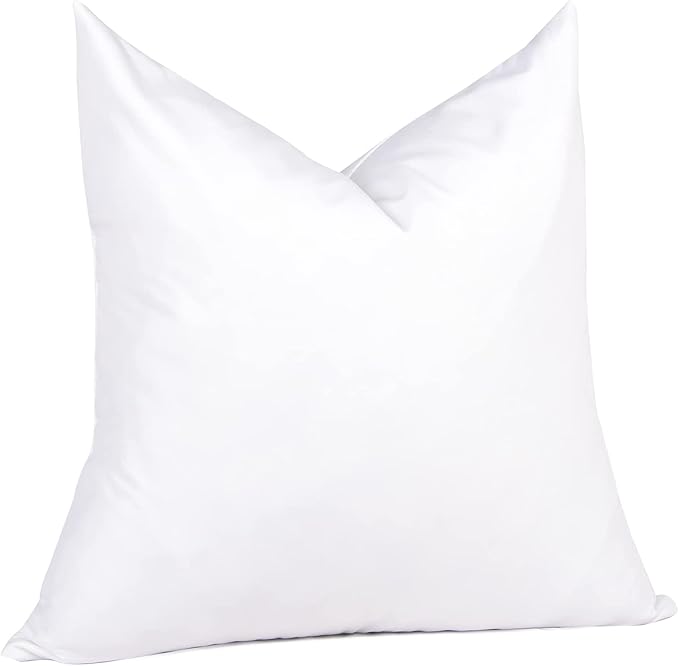 puredown® 16x16 Feather Down Pillow Insert, 1 Pack Throw Pillow Insert for Couch, Chairs, Office, Apartments