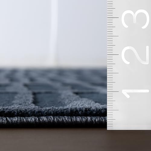 Nuloom Kailani Abstract 8' x 10' Machine Washable Area Rug for Living Room Bedroom Dining Room, Blue - color: Blue, size: 8' x 10' (Rectangular)