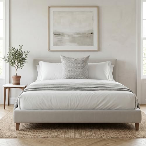 SanVia Cotton Throw Pillow Covers 20x20 – Handwoven Jacquard Texture, Fade-Resistant, No Pilling – Hidden Zipper, Decorative Cushion Cover for Sofa, Couch, Bed – Insert Not Included (Floral, Grey) - color: Dove Gray, size: 20" x 20"