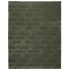 Revival Rugs Shell 7'x9' Area Rugs for Living Room Bedroom Dining Room - Washable, 100% Recycled, Oeko-TEX Certified, Modern, Medium Pile, Green - color: Green, size: 6'7" x 9' (Rectangular)
