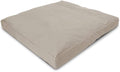 Zabuton Meditation Cushion for Workout - Supportive Yoga Floor Seat Cushion for Comfort & Posture Support - Natural Washable Cotton Fill kneeling Pad - Made in USA - Standard 24x24x2, Natural